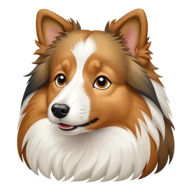 shetland sheepdog tricolor sticker
