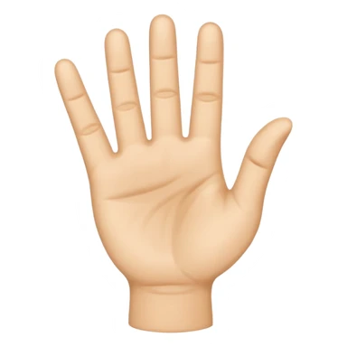 three fingers up  sticker