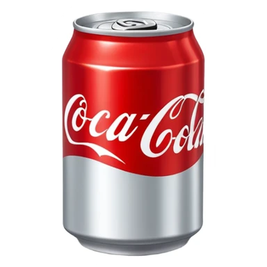 classic red Coca Cola can sticker