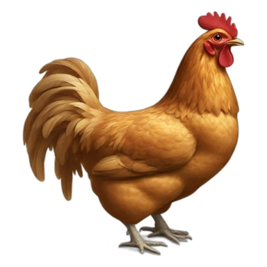 chicken is the best thing I saw at postal museum sticker