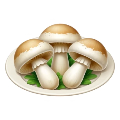 3 champignons on the plat sticker
