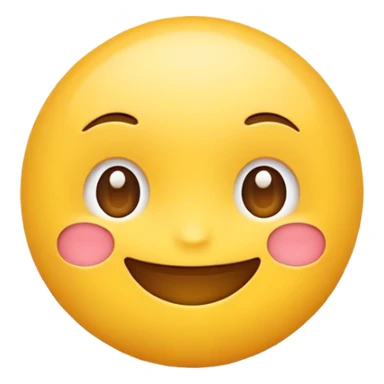 Cute cartoon emoji with ×1× symbol sticker