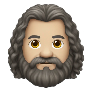hagrid in harry potter sticker