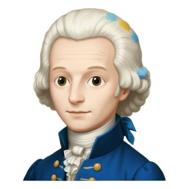 Maximilian Robespierre as depicted in the anonymous painting of the Musée Carnavalet sticker