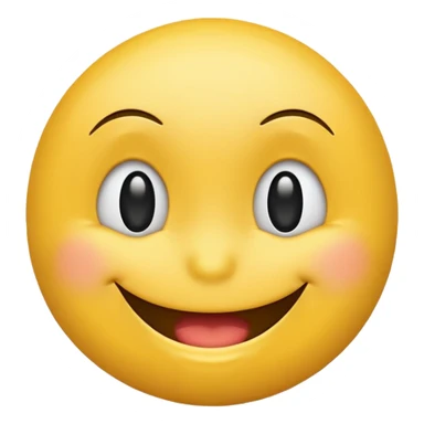 Smiley emoji teasing sticker