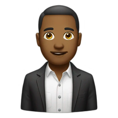 portrait resume sticker