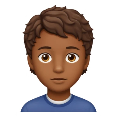 Owen Cooper with brown wavy shorthair and brown eyes sticker