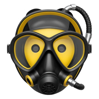  diving mask sticker