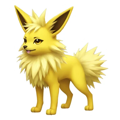 Jolteon full body sticker