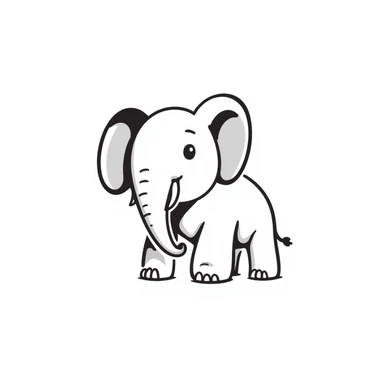 Elephant sticker