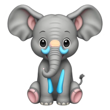 baby elephant sticker