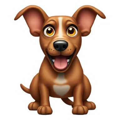 Angry sausage dog  sticker