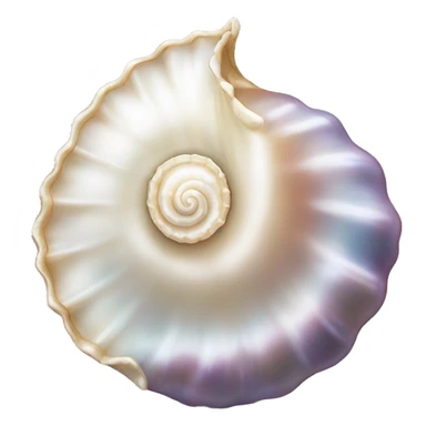Pearl shell sticker