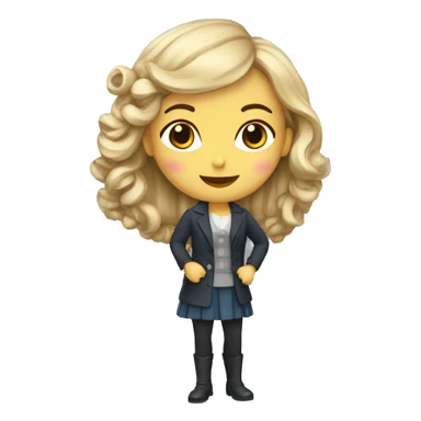 Femme Trentenaire un peu festive un peu saoul sticker