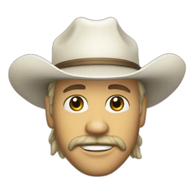 bounty western white sticker