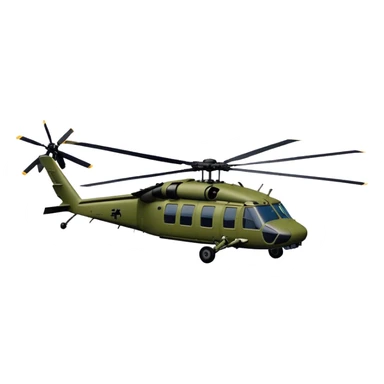 Sikorsky UH-60 Black Hawk - Sikorsky (Model Year: 2022) (Iconic colour: Olive green) sticker