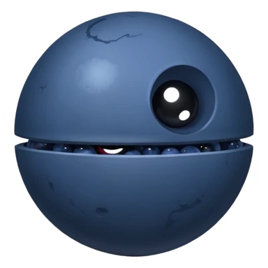 deathstar blueberry fruit berry sticker
