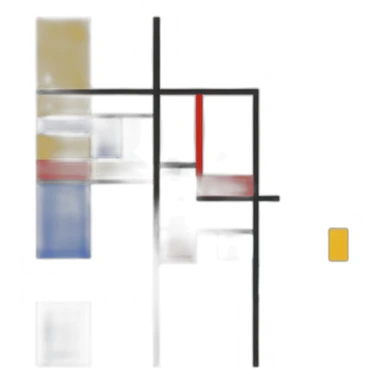 Mondrian sticker