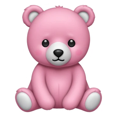 Pink bear plushies  sticker