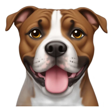 Staffie brown sticker