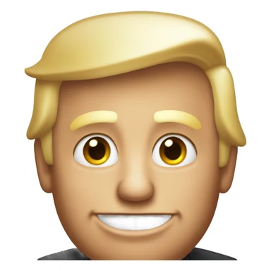 Donald trump smirking  sticker
