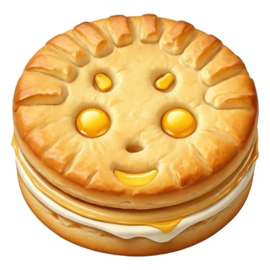 buttered biscuit sticker