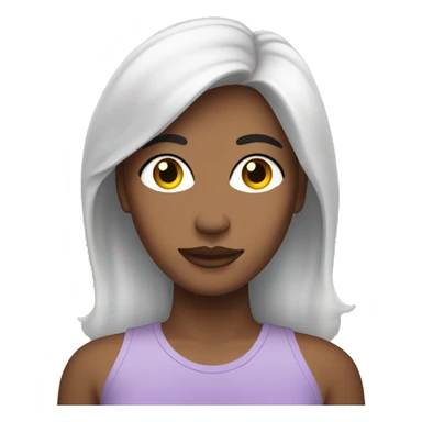 transgender pretty woman, with transgender colours sticker