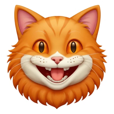 Cat laughing  sticker