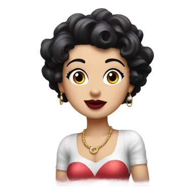 Betty boop sticker
