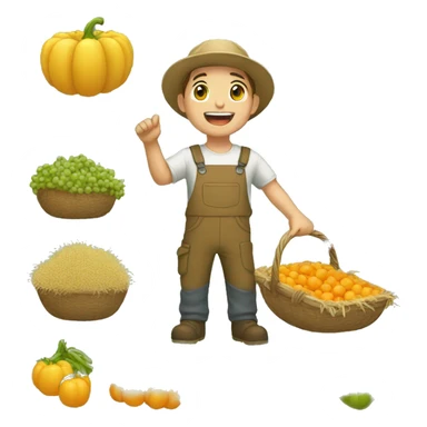 harvest sticker