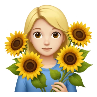 Teen with sunflower bouquet


























 sticker