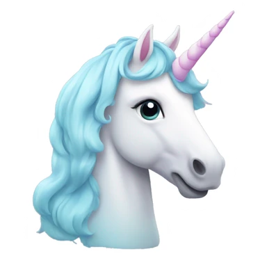 Unicorn in pastell colours sticker