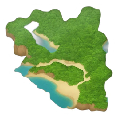 Carte mayotte sticker