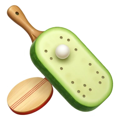 🥒+🏓 sticker