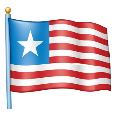 light blue puerto rican flag sticker
