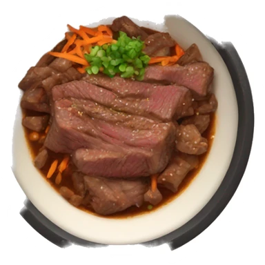 korean beef bowl sticker