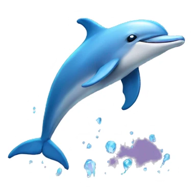 tap dancing dolphin  sticker