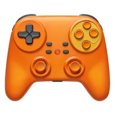 gamepad warm colors cartoon style sticker