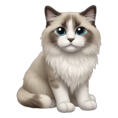 Ragdoll sticker