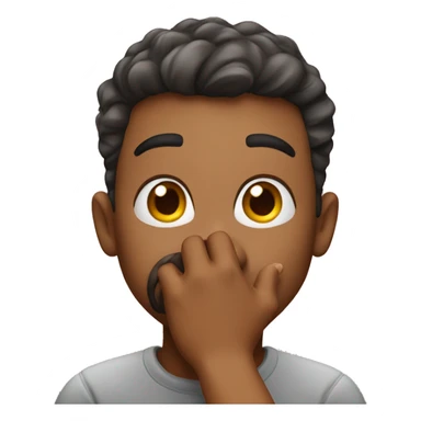 Catching a blown kiss sticker