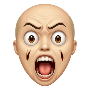 Chiche screaming sticker