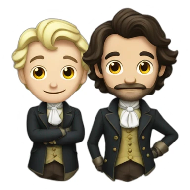 Ichabod and Mr Toad sticker