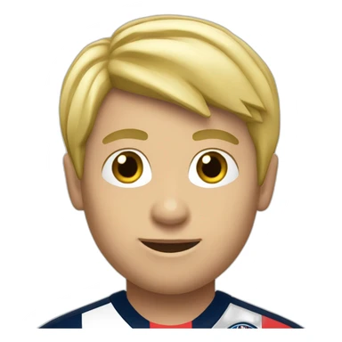 Garçon blond au PSG sticker