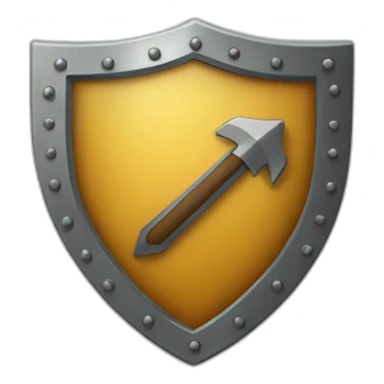 sheild with right tick sticker