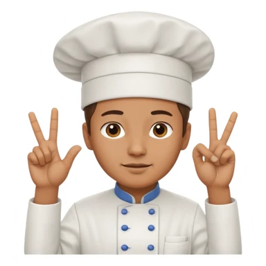 🧑‍🍳 + 🤌 sticker