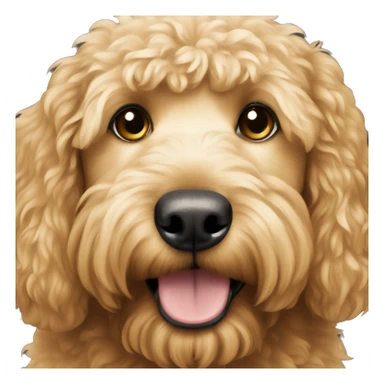 golden doodle dog sticker