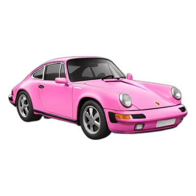 porsche pink sticker