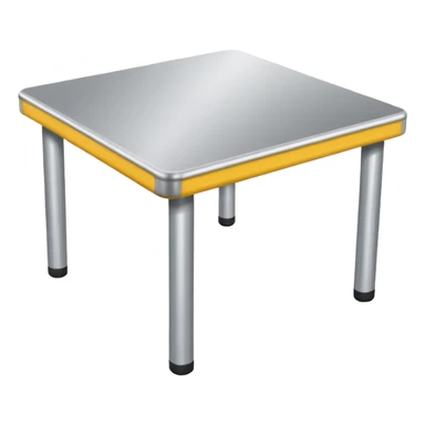 metal table sticker
