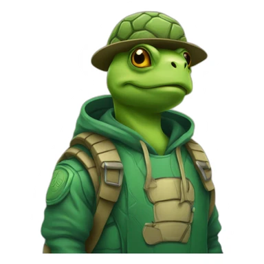 turtle swag sticker