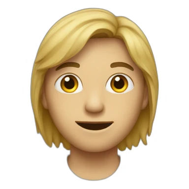 Personne qui se vente sticker